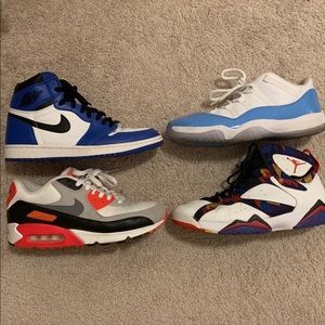 Jordan 1 and Air Max 90 Infrared